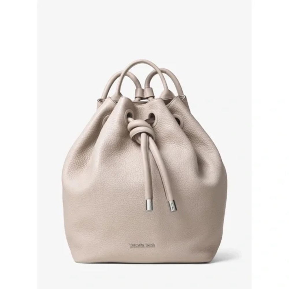 Michael Kors Dalia Leather Drawstring Backpack